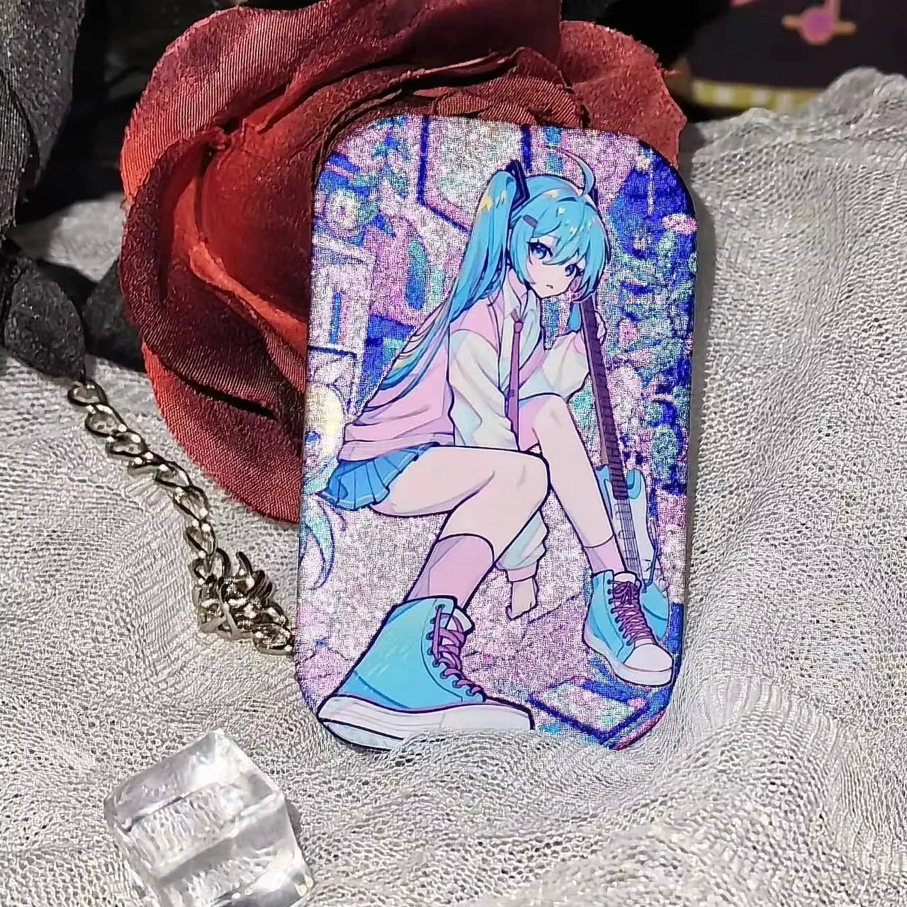 Hatsune Miku Acrylic Standing Sign Xmas Ornament  Cosplay Gift