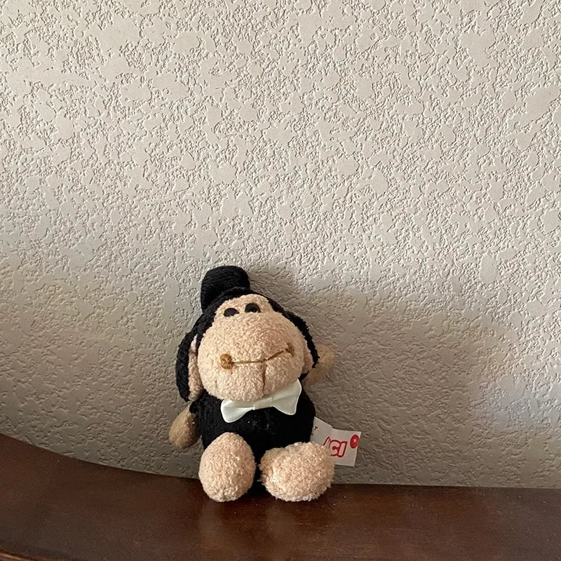 Cartoon Kawaii Animal World Plush Keychain Pendant Creative Ins Small Fresh Cute Small Animal Plush Backpack Pendant