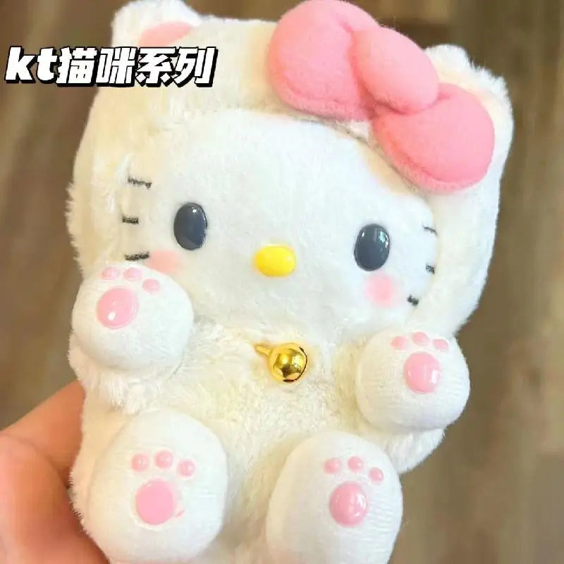 10cm Sanrio Hello Kitty Cartoon Plushie Plush Doll Stuffed Schoolbag Pendant Gift Small Ornament Plush Girl Gift Spotify Premium