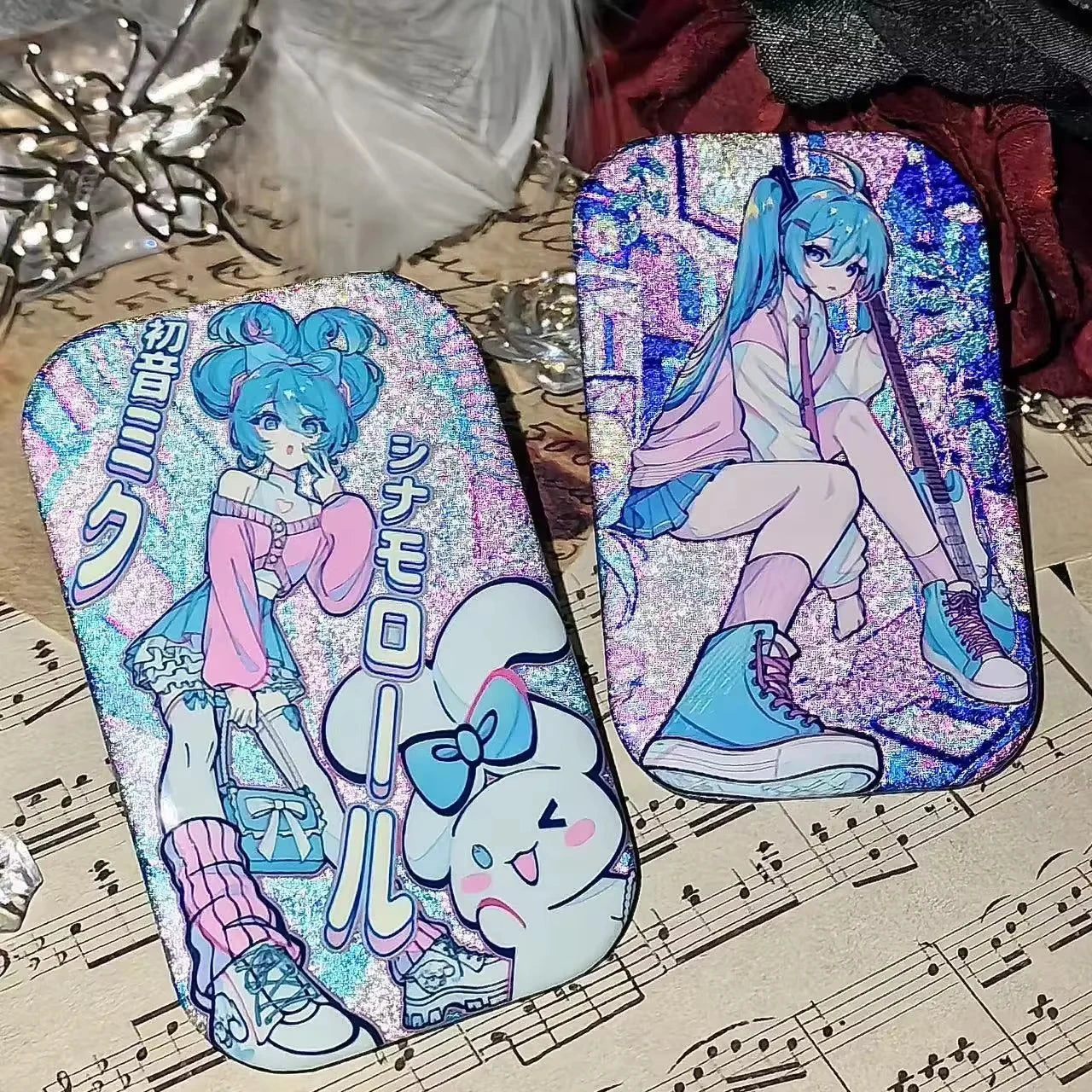 Hatsune Miku Acrylic Standing Sign Xmas Ornament  Cosplay Gift