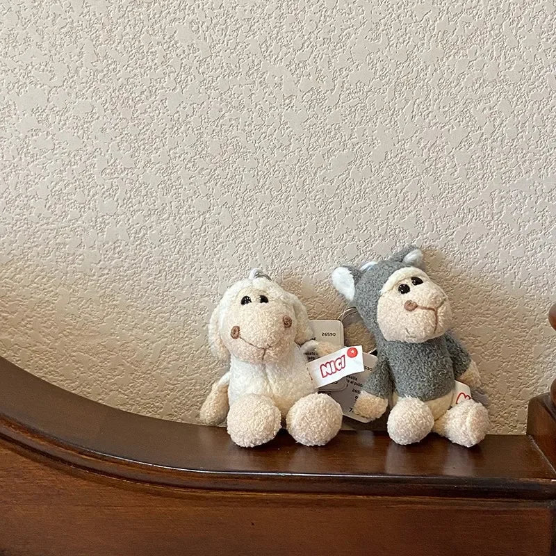 Cartoon Kawaii Animal World Plush Keychain Pendant Creative Ins Small Fresh Cute Small Animal Plush Backpack Pendant